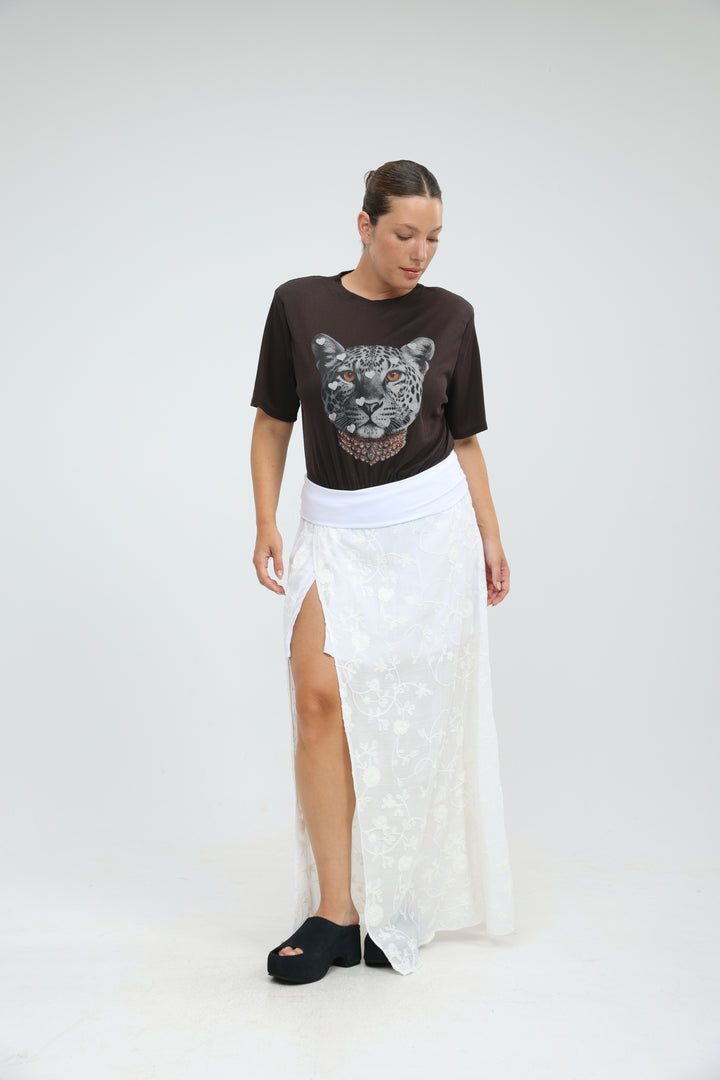 Uffizi Brown Bodysuit