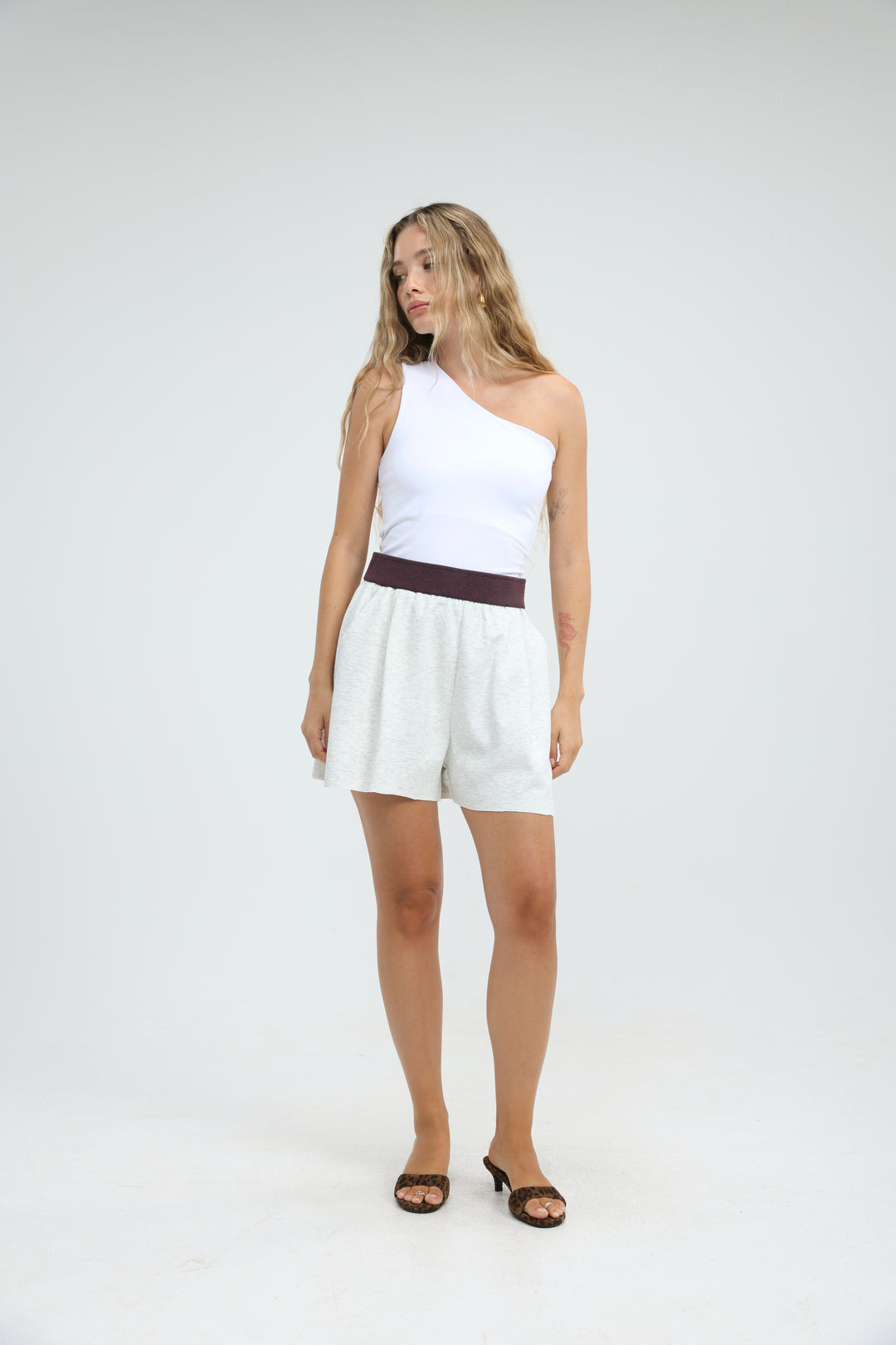 Foreign Light Grey Shorts