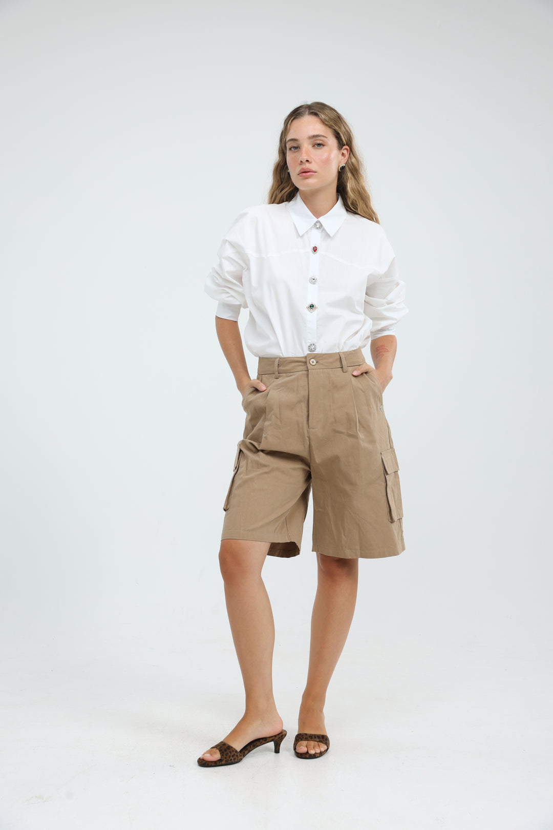 Milestone Sand Cargo Shorts
