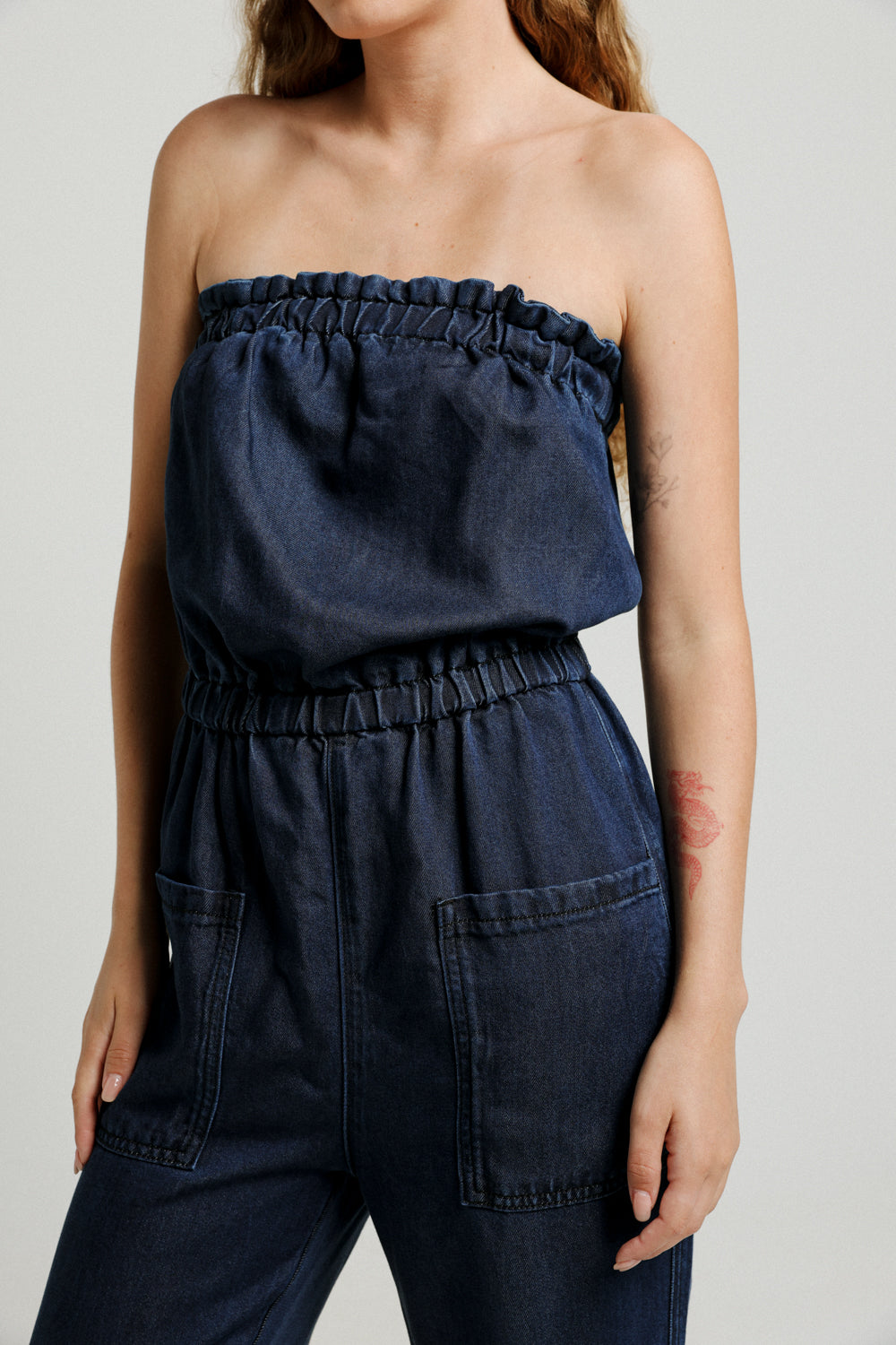 Show Dark Denim Jumpsuit