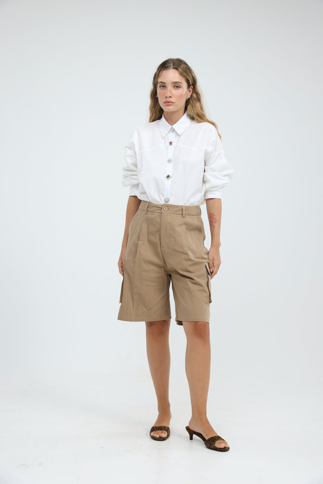 Milestone Sand Cargo Shorts