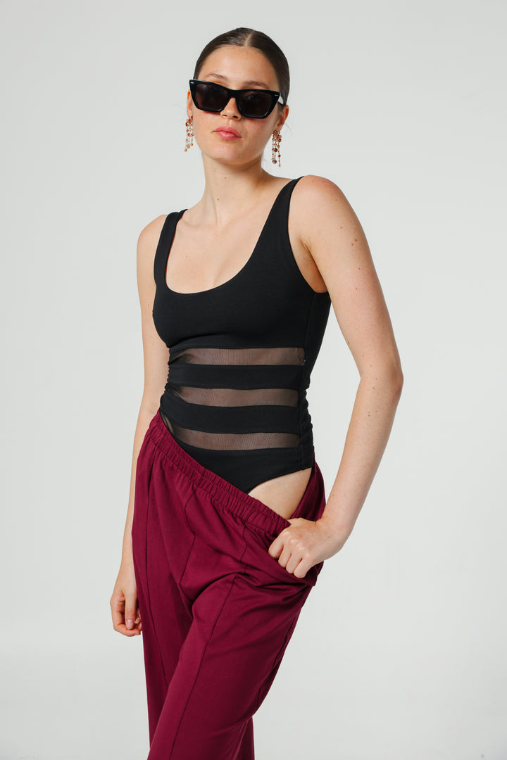 Fruit Black Bodysuit