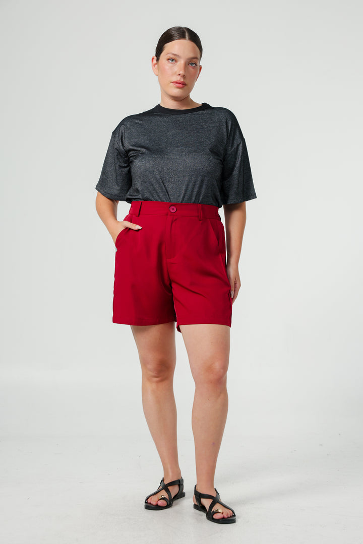 Aria Black Shorts