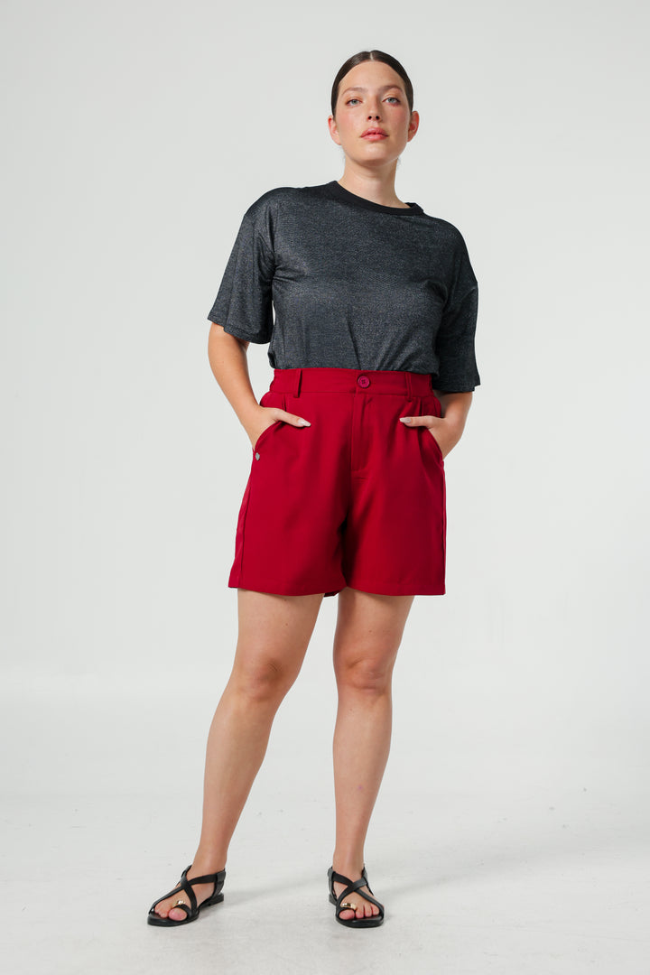 Aria Black Shorts
