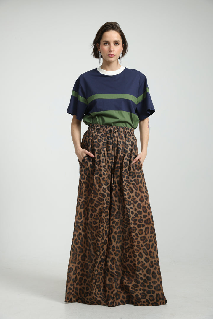 Tender Leopard Wide Bottoms