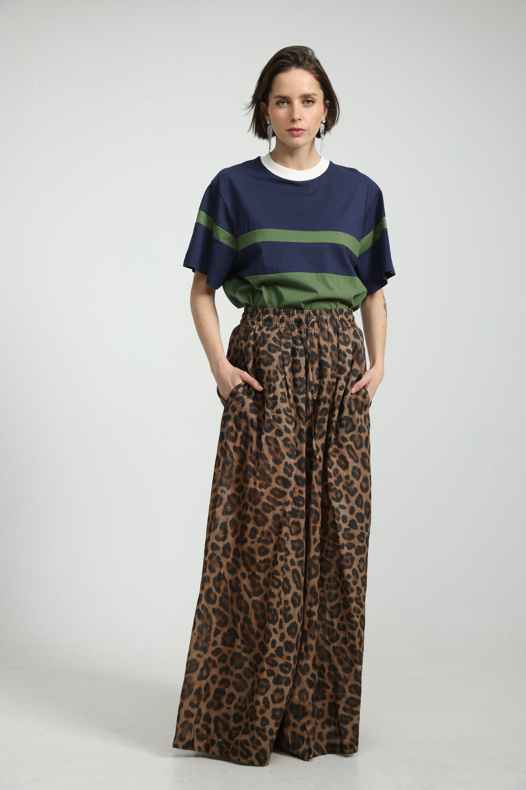 Harmony Navy/Green T-Shirt