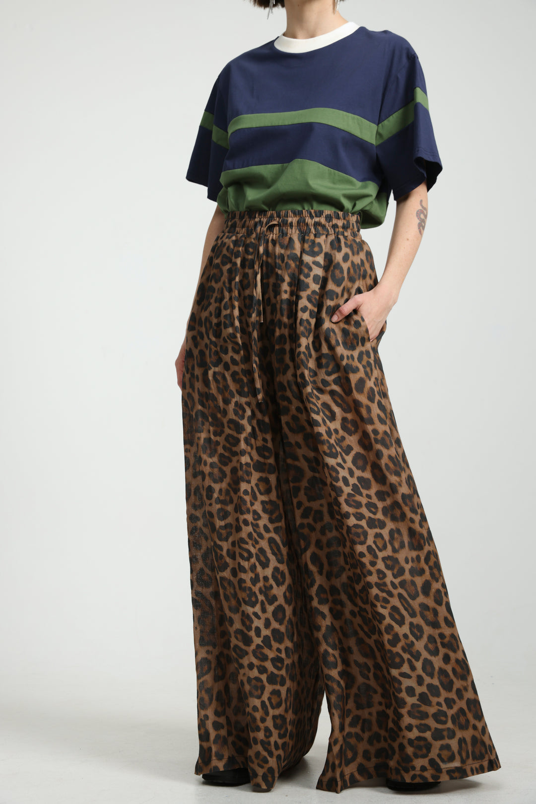 Tender Leopard Wide Bottoms