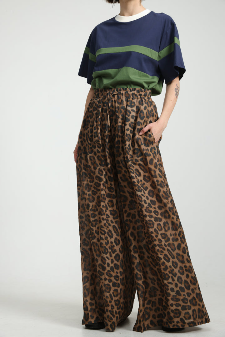 Tender Leopard Wide Bottoms