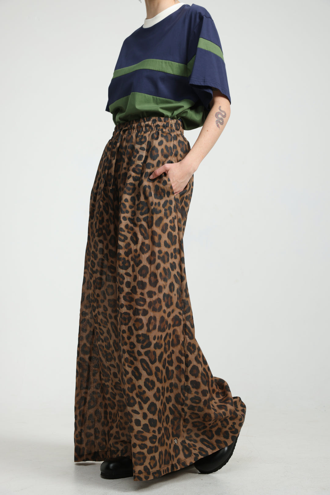 Tender Leopard Wide Bottoms