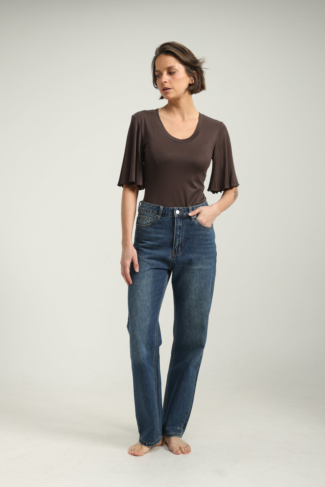 Clean19 Brown T-Shirt