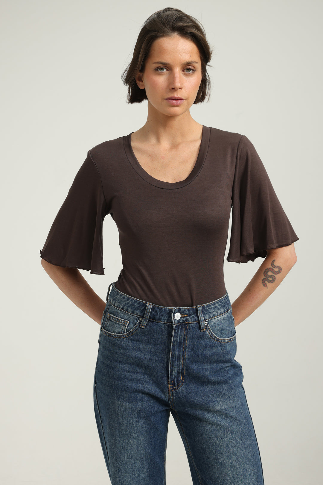 Clean19 Brown T-Shirt