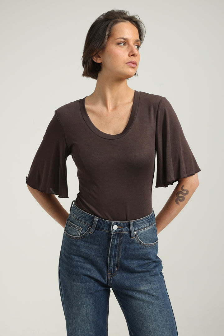 Clean19 Brown T-Shirt