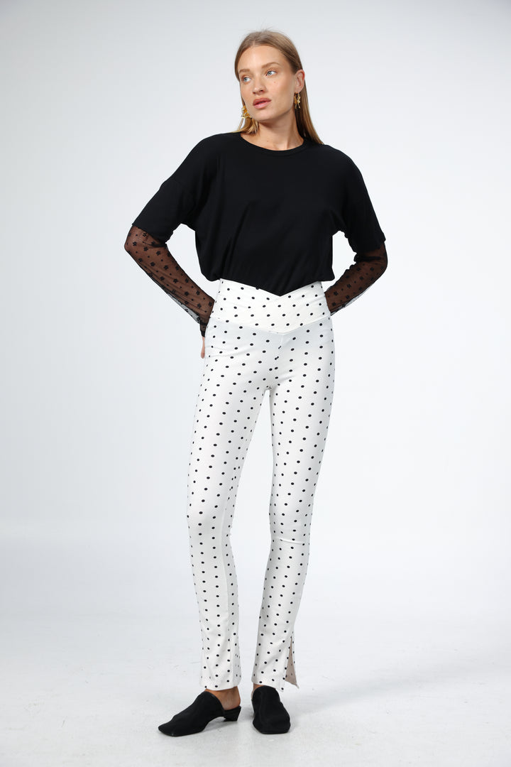 Song White Dots Leggings