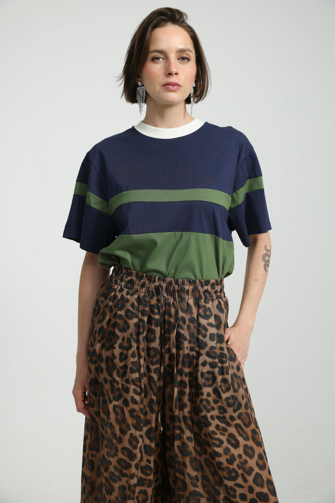 Harmony Navy/Green T-Shirt