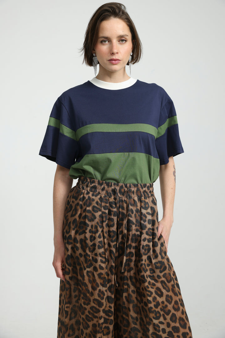 Harmony Navy/Green T-Shirt