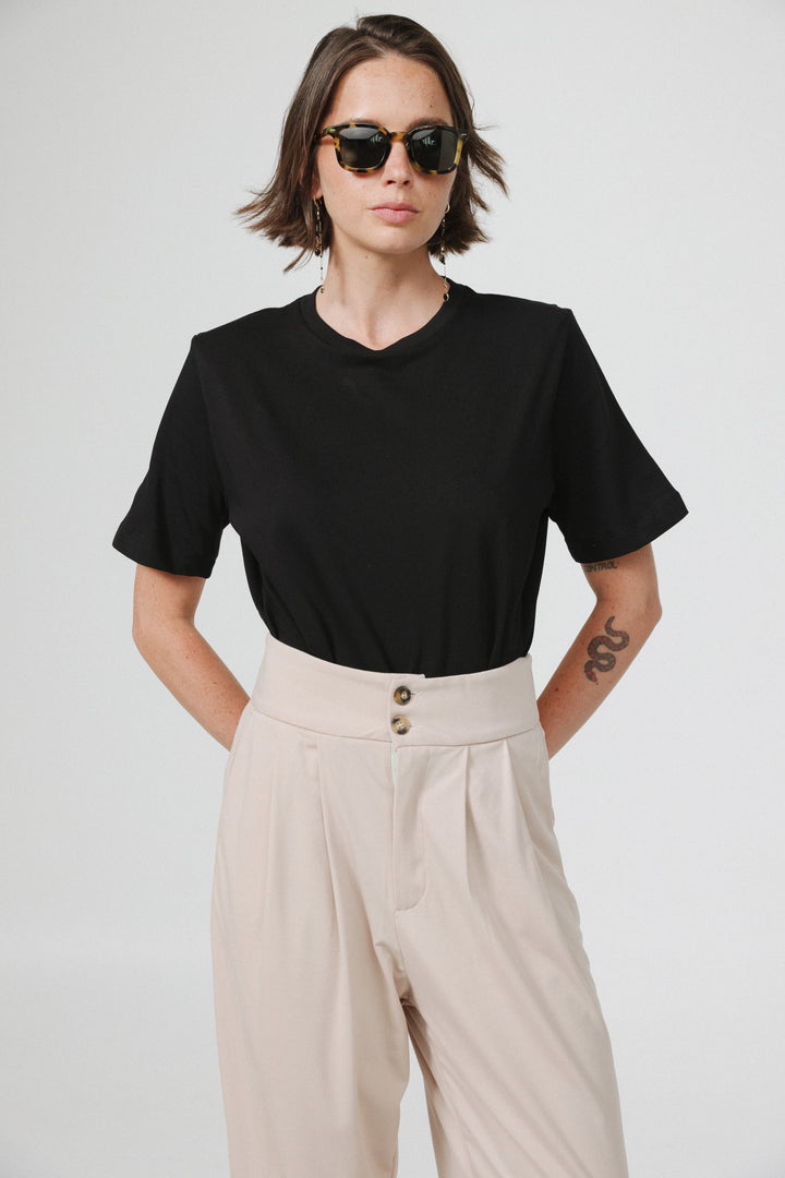 Desk Black Padded Bodysuit