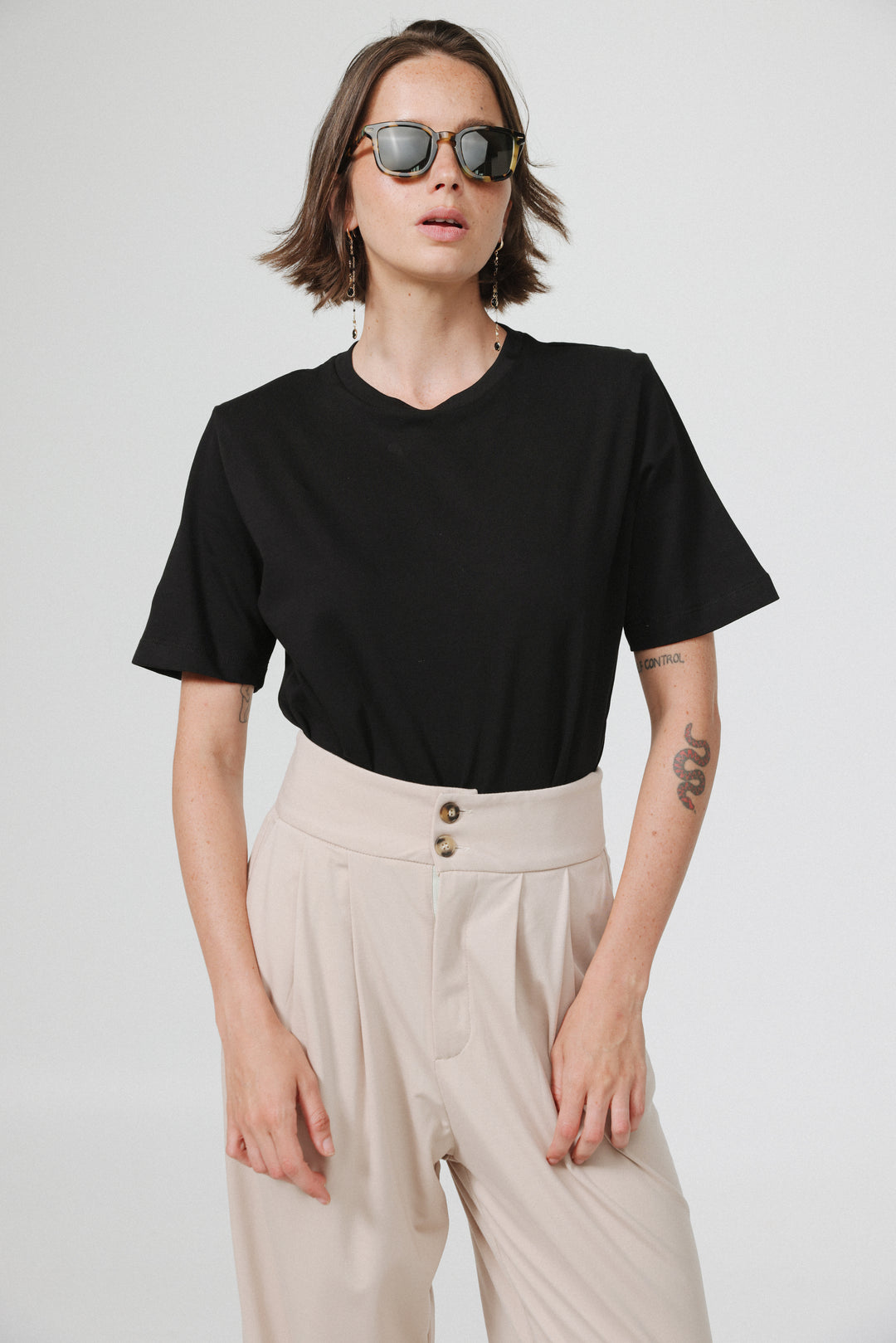 Desk Black Padded Bodysuit
