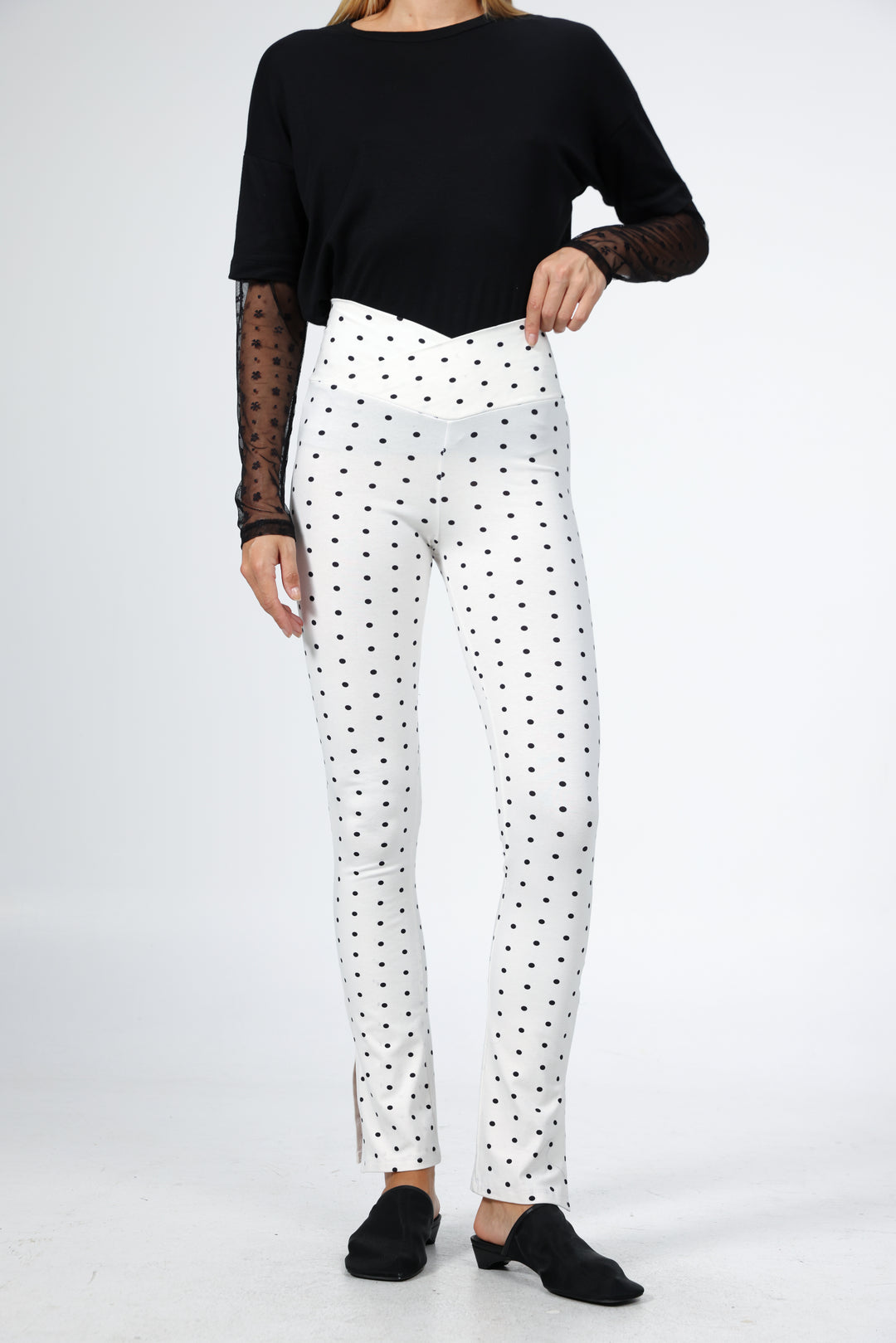 Song White Dots Leggings