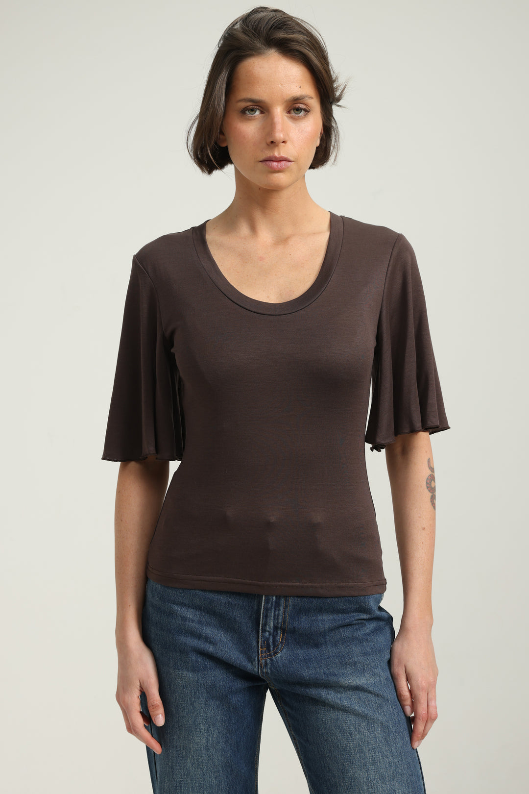 Clean19 Brown T-Shirt