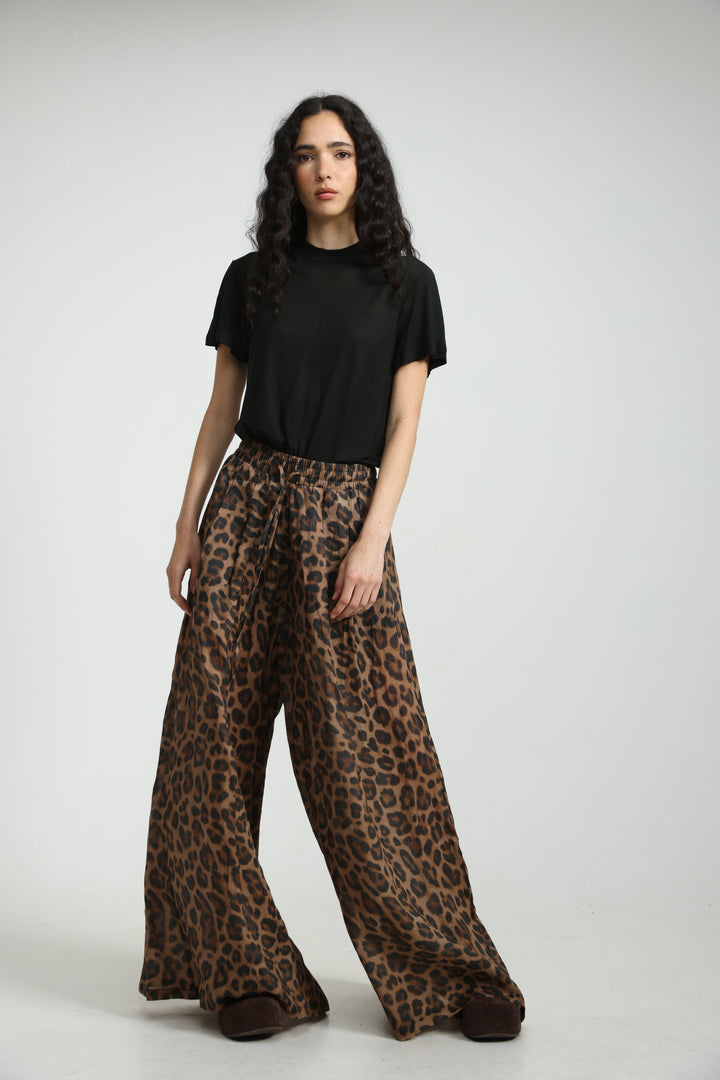 Tender Leopard Wide Bottoms