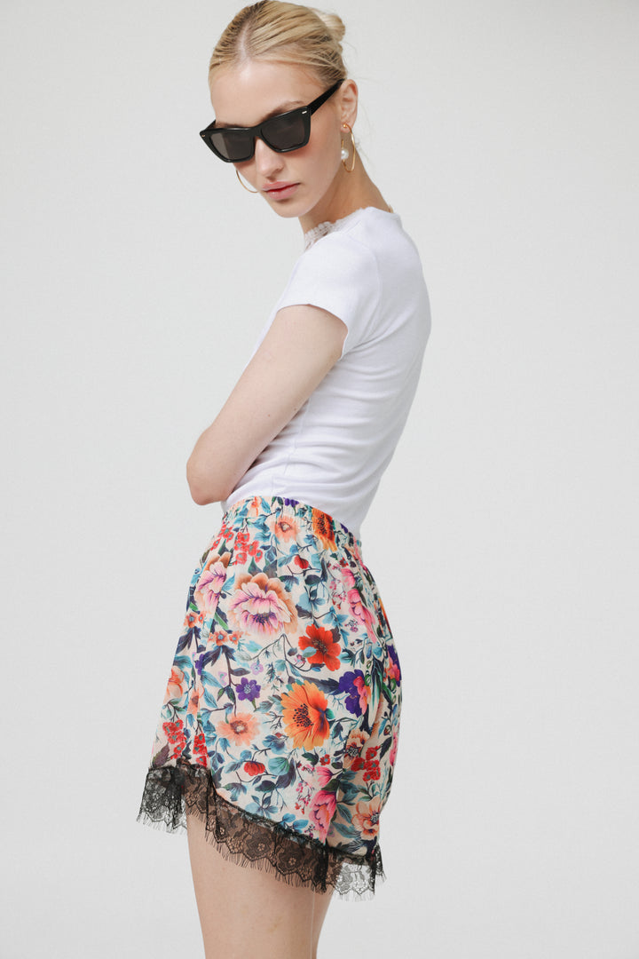 Rise Floral Shorts