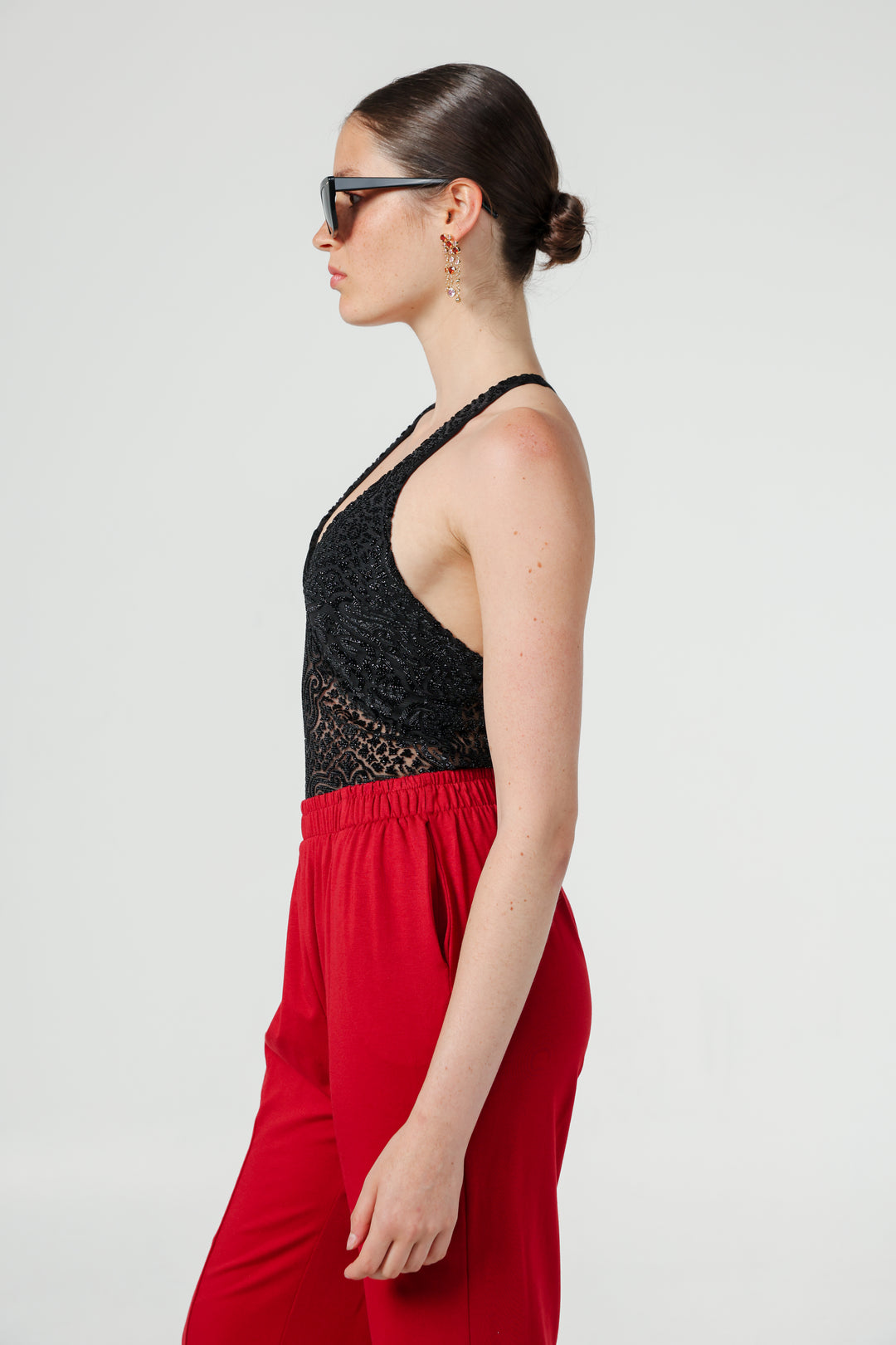 Macaron Black Bodysuit