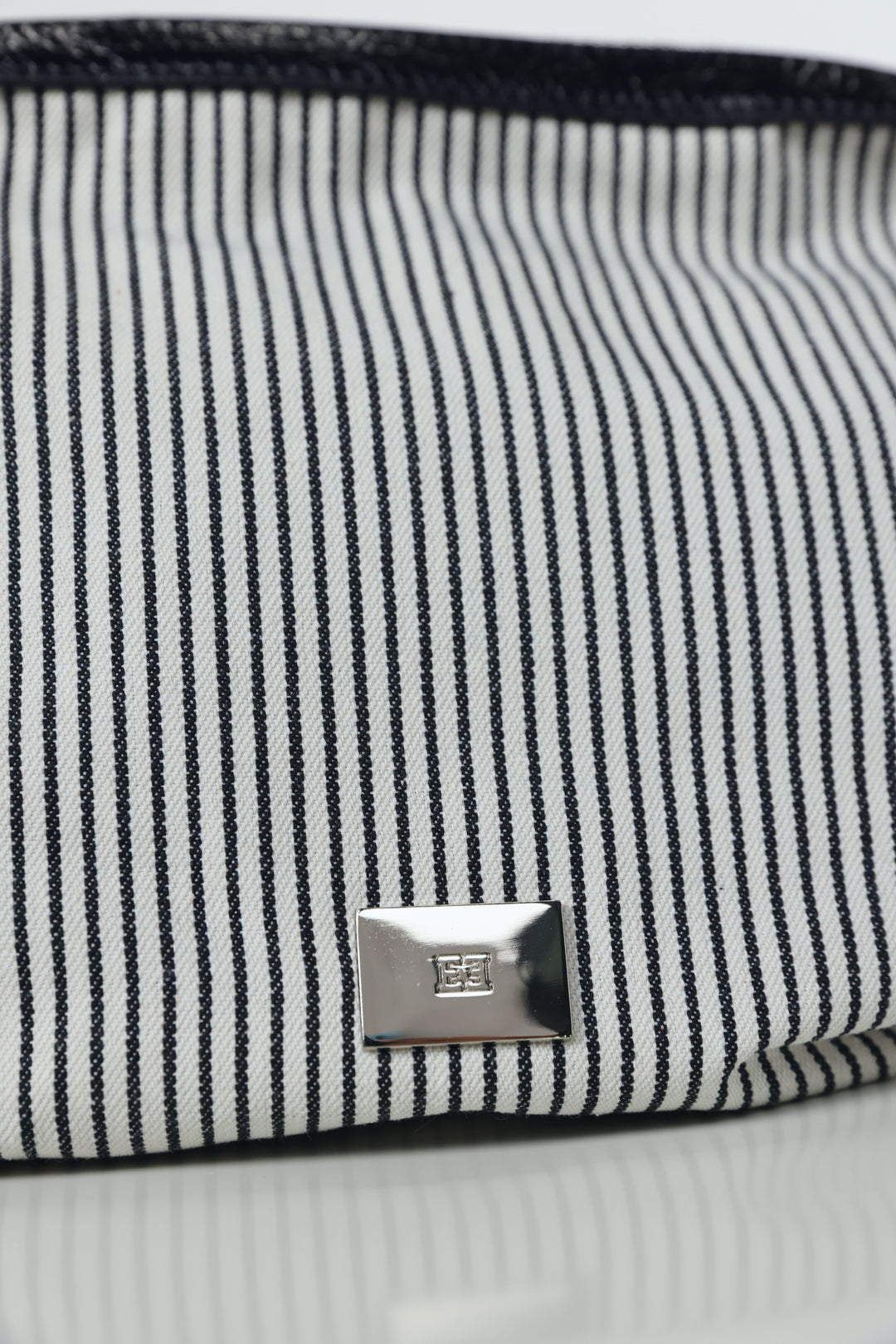 תיק פסים 100% כותנה Striped Makeup Bag