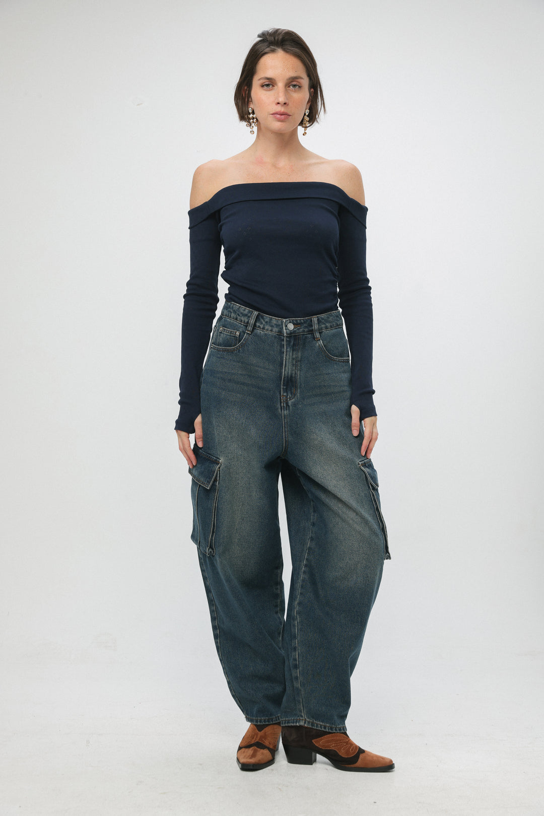 Star 462 Blue Cargo Denim