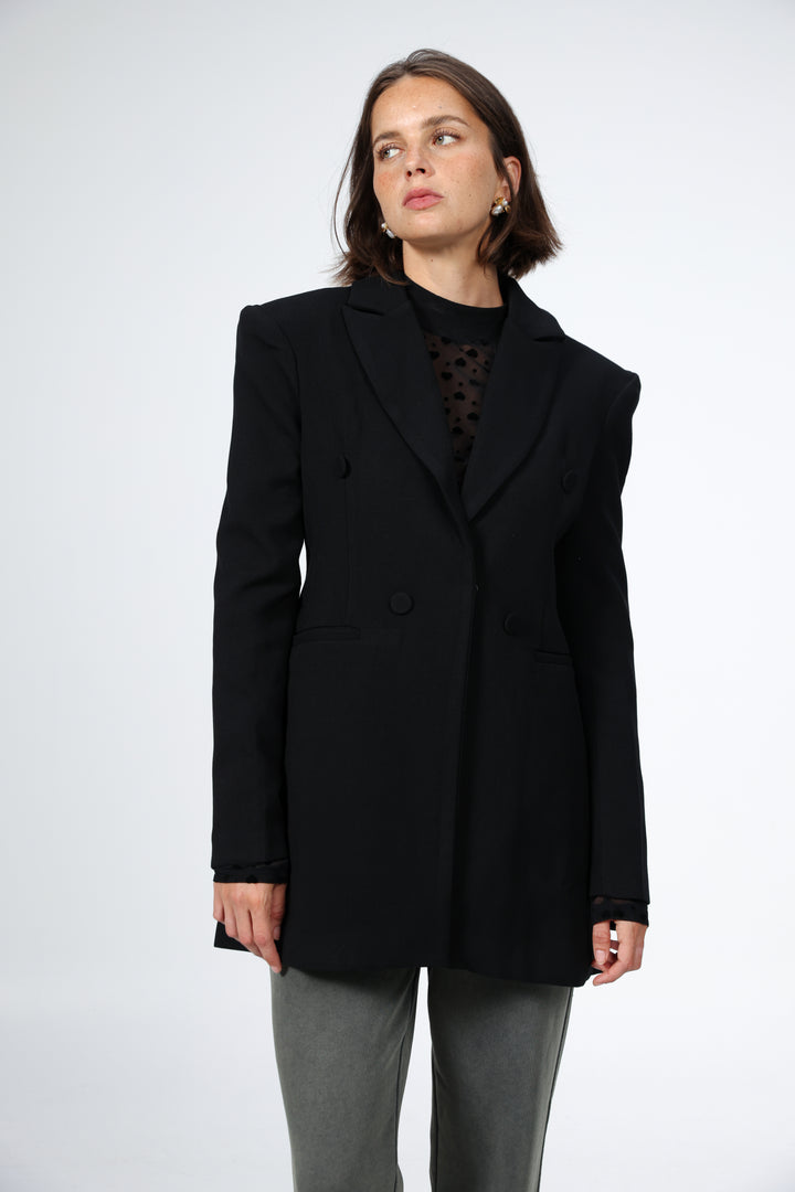 Slim Black Blazer
