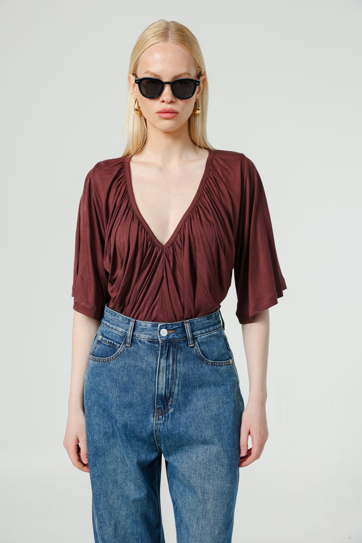 Mousse Brown T-Shirt