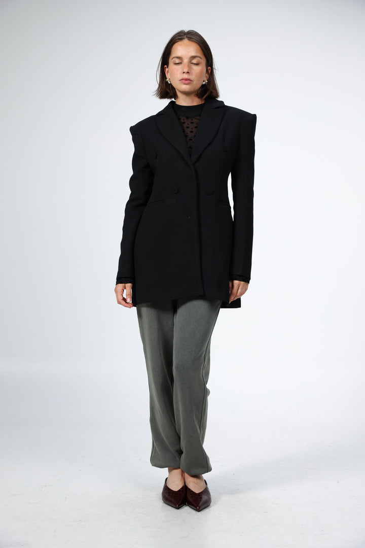 Slim Black Blazer
