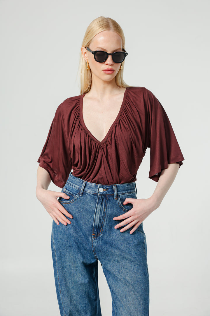 Mousse Brown T-Shirt