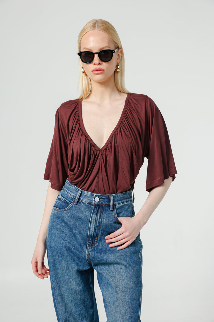 Mousse Brown T-Shirt