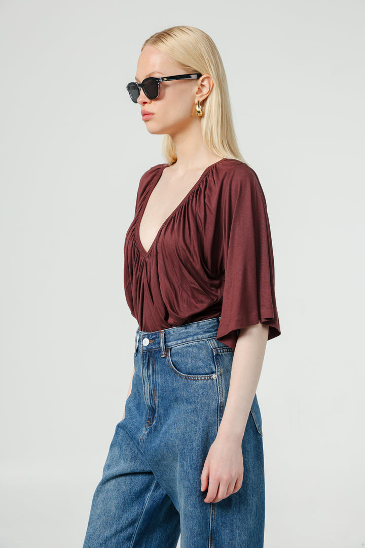 Mousse Brown T-Shirt