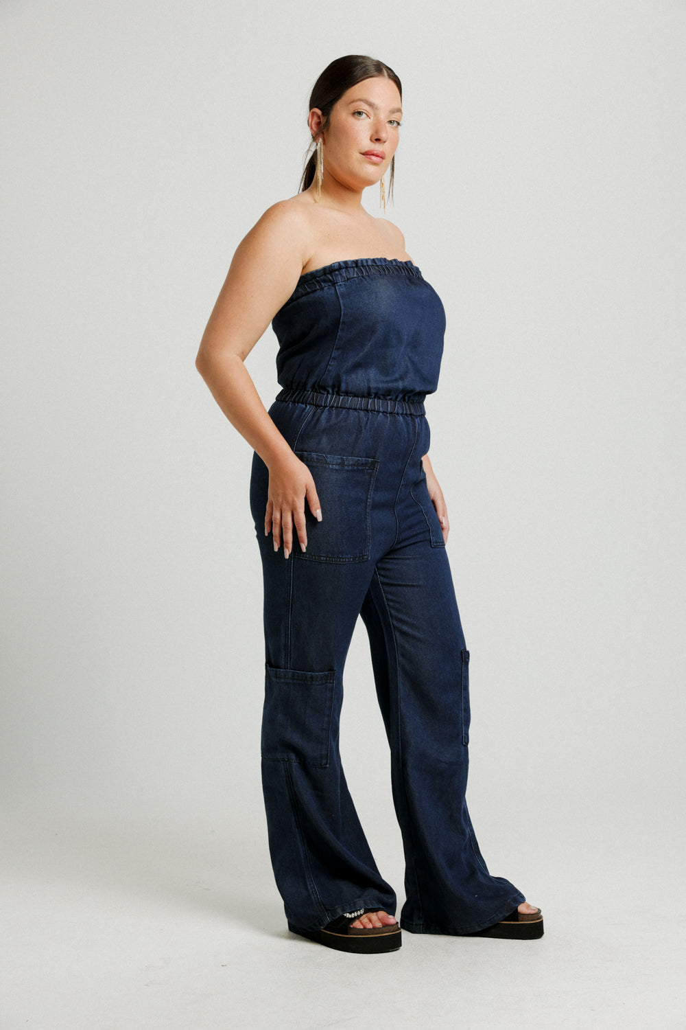 Show Dark Denim Jumpsuit