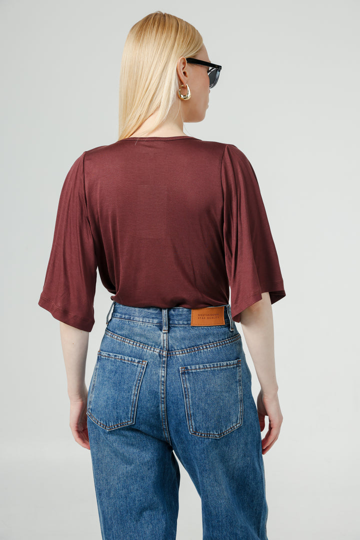 Mousse Brown T-Shirt