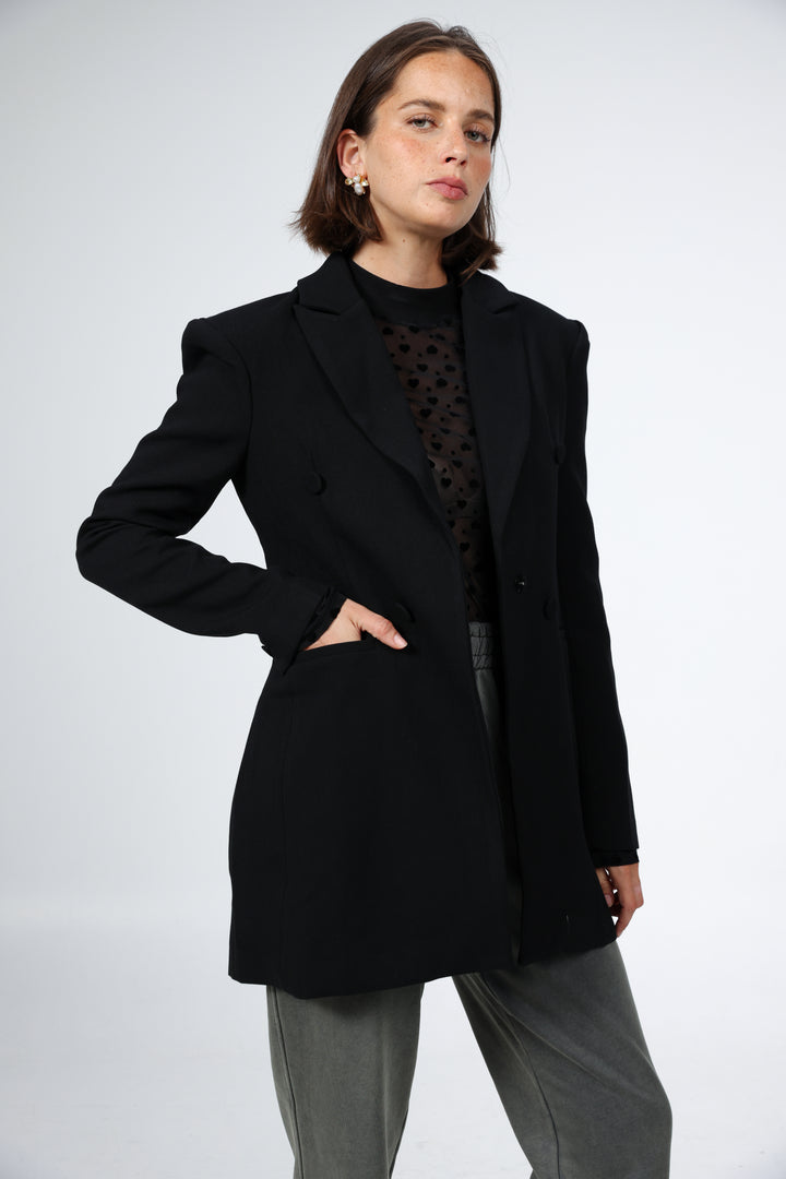 Slim Black Blazer