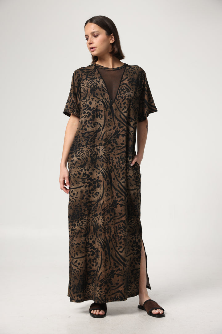 Boyfriend Leopard Dress