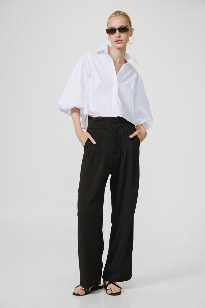 CEO White Buttoned Shirt