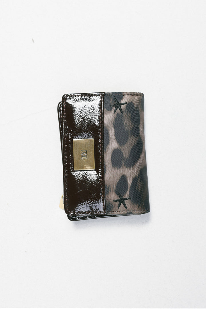 Leoapard/Brown Leather Wallet