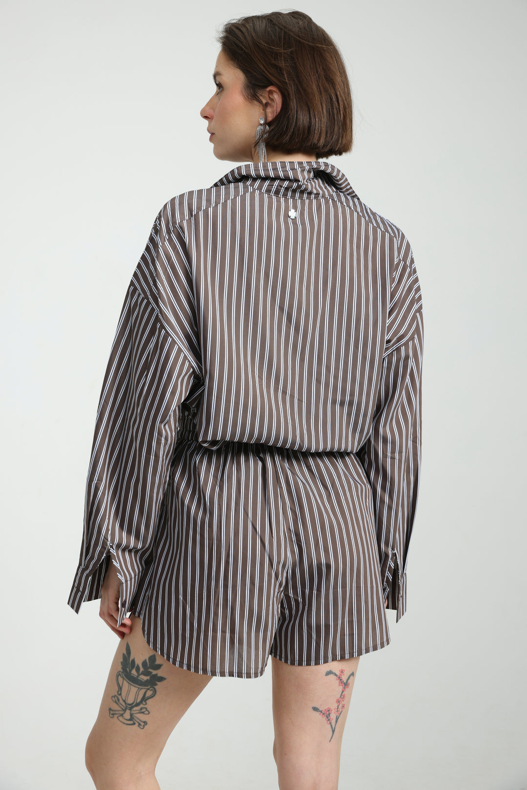 Buni's Brown Striped Shorts