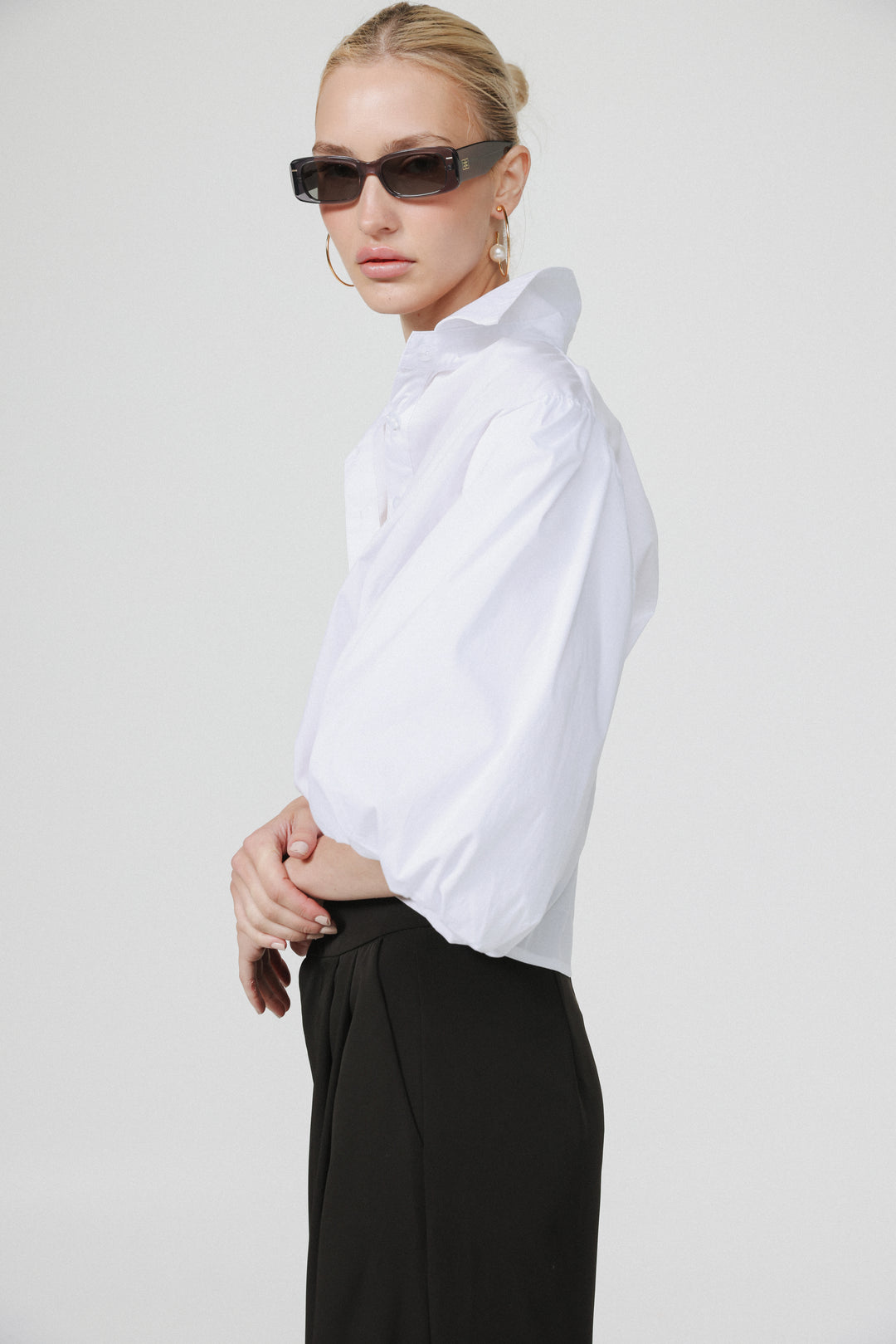 CEO White Buttoned Shirt