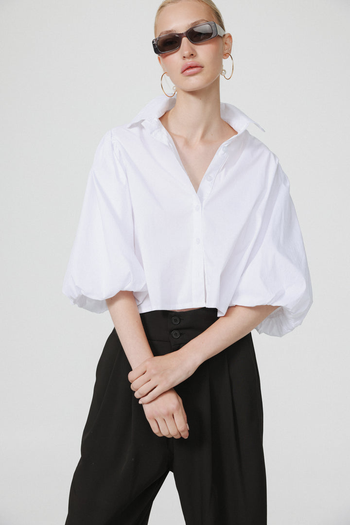 CEO White Buttoned Shirt