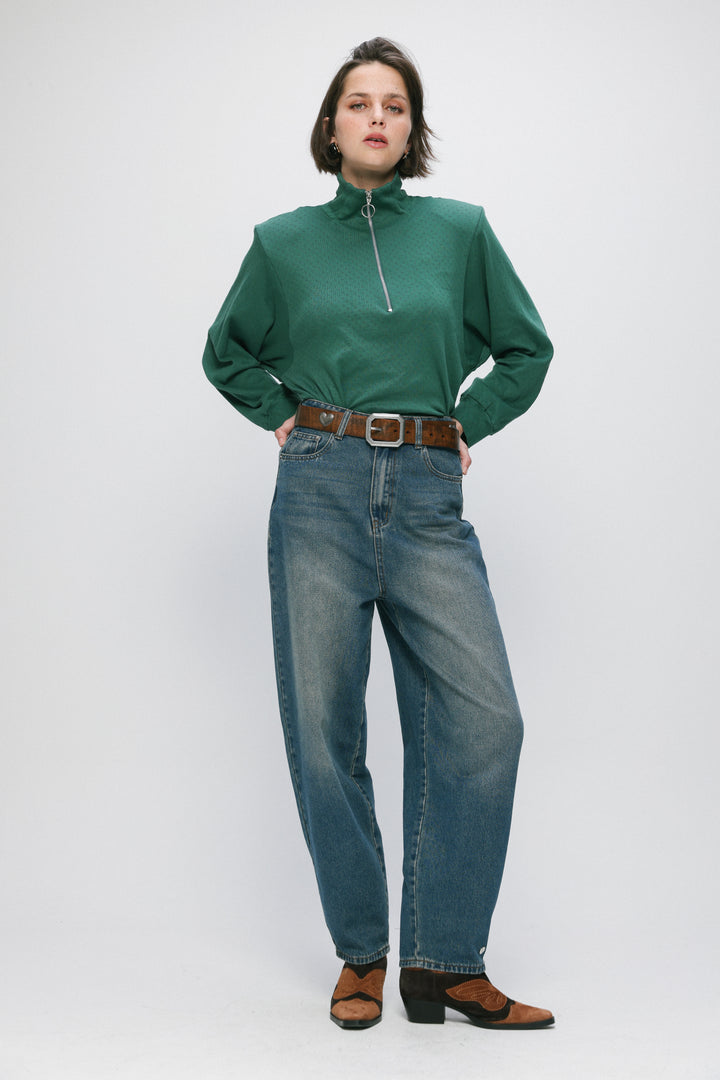 Studded Hearts Brown Belt