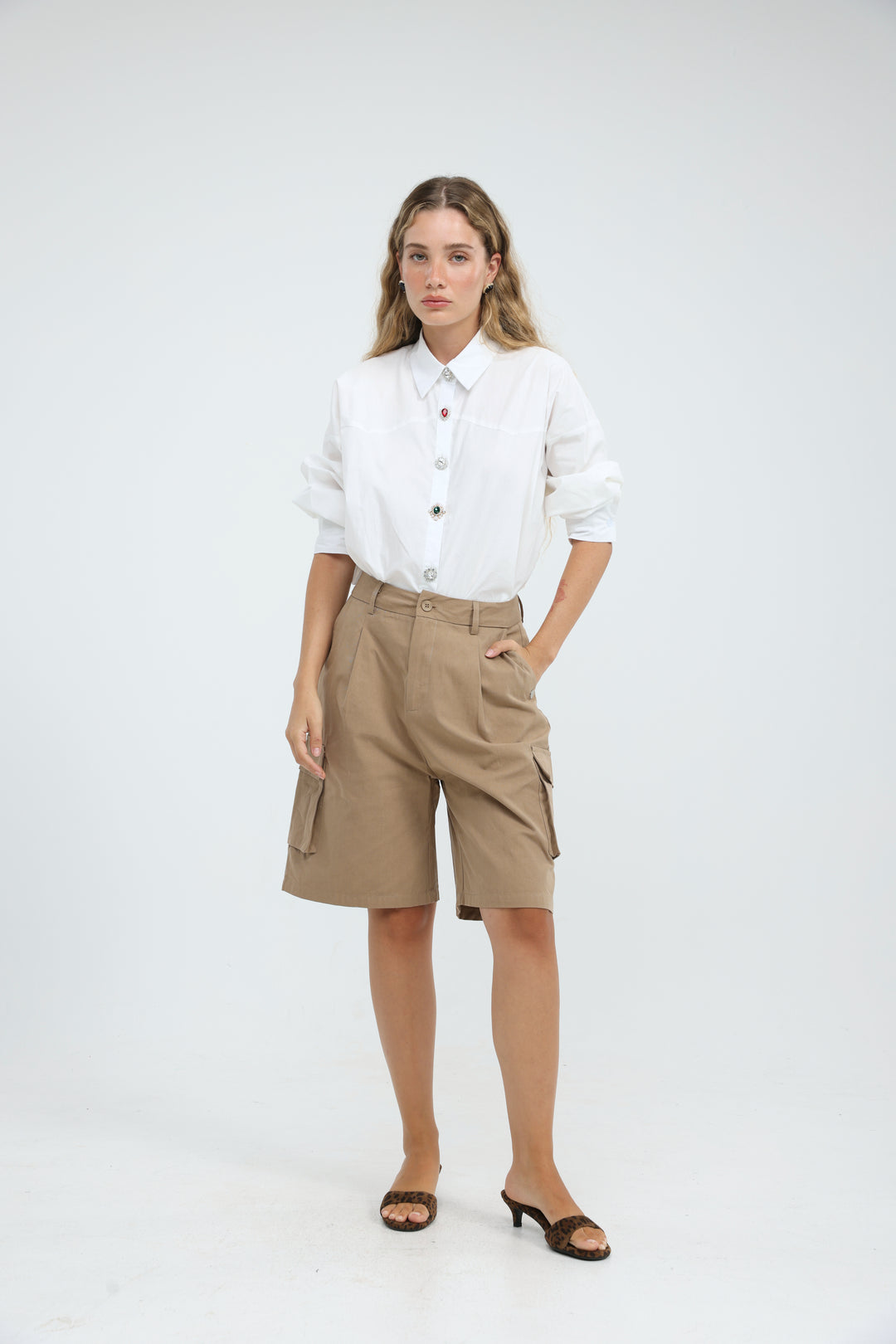 Milestone Sand Cargo Shorts