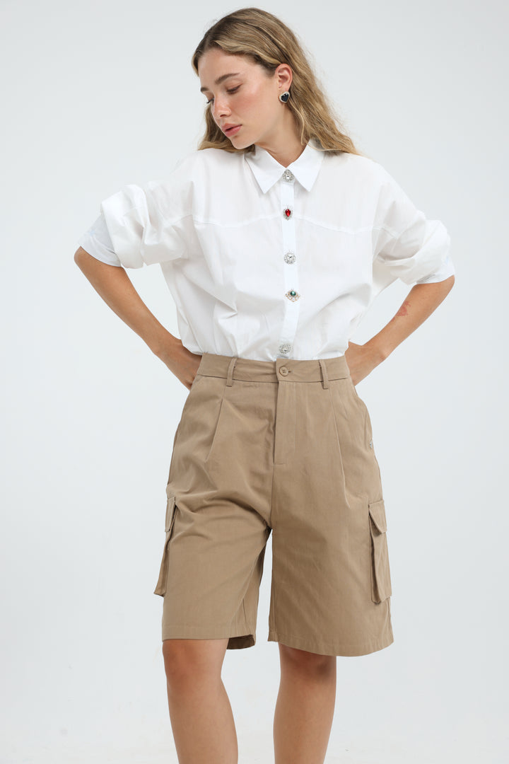 Milestone Sand Cargo Shorts