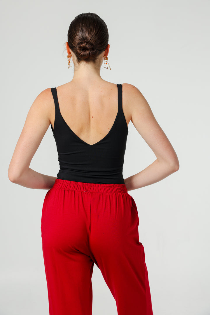 Faith Black Bodysuit