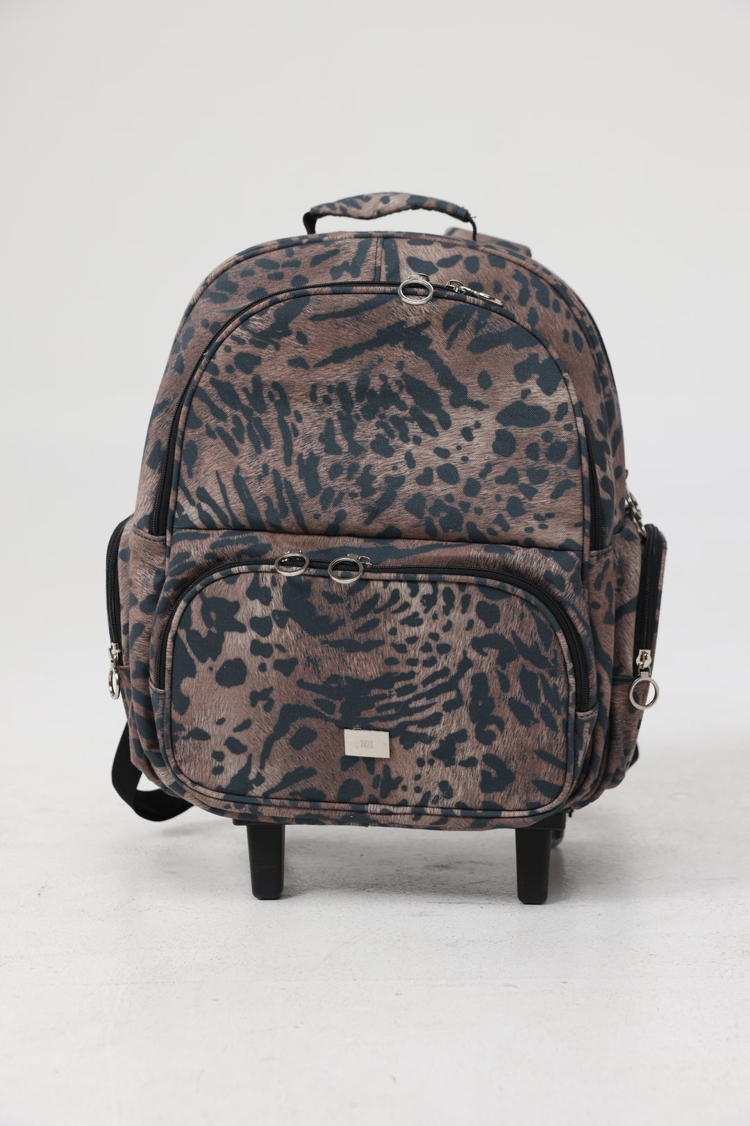 תיק מנומר טרולי לבית ספר יסודי Leopard Kids Trolley Bag 