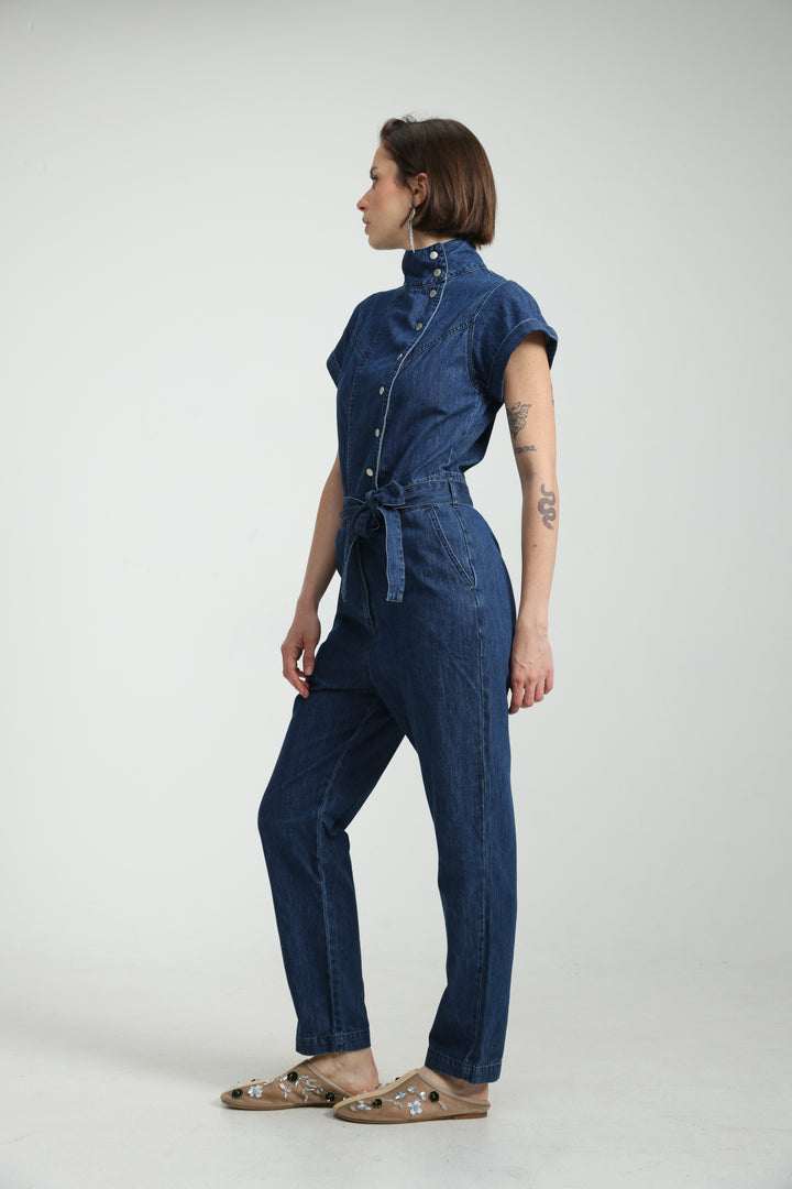Amazed Blue Denim Jumpsuit