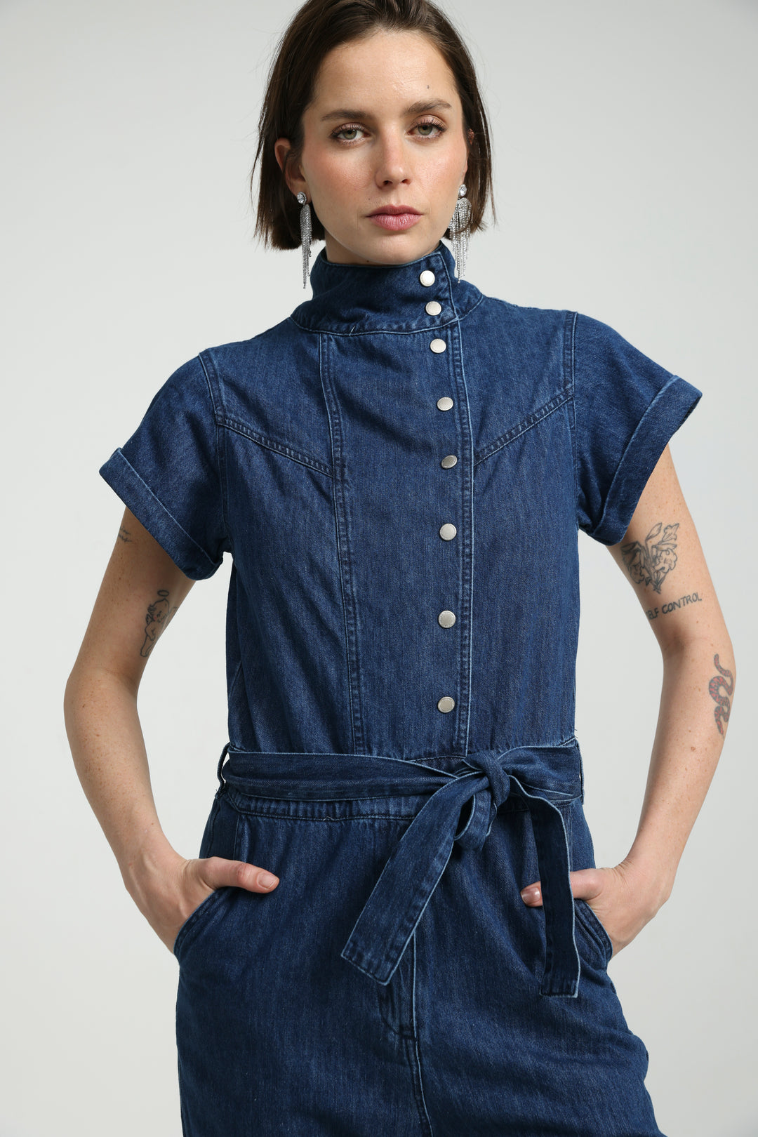 Amazed Blue Denim Jumpsuit